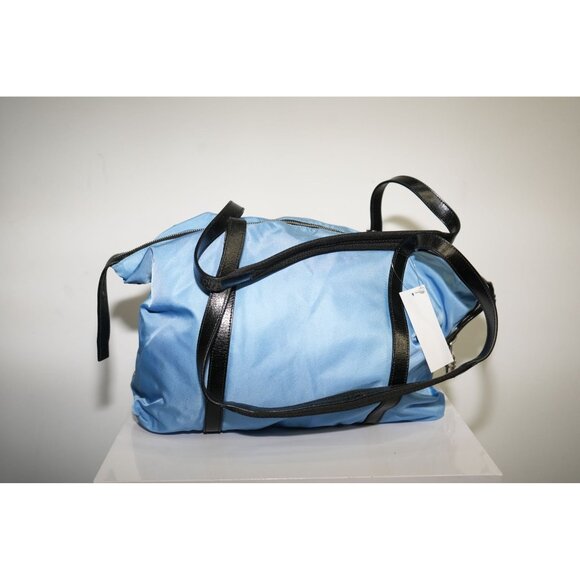 Vintage Prada Nylon Duffle Bag Blue/Black - Picture 2 of 2